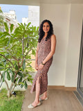 Mudra - Hand block printed kalamkari skirt top